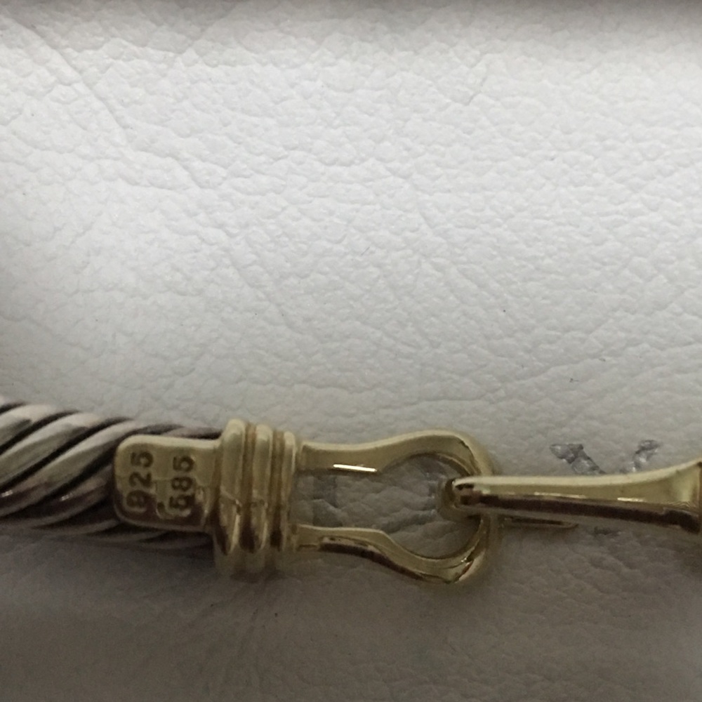 Authentic Vintage David Yurman 14k Buckle Bracelet - Picture 2 of 4